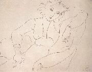 Henri Matisse A woman sitting oil on canvas